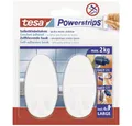 Produktbild: tesa Klebehaken tesa POWERSTRIPS® Klebehaken Large Oval Weiß Inhalt: 2 St., (POWERSTRIPS)