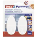 Produktbild: tesa POWERSTRIPS® Klebehaken Large Oval  Weiß Inhalt: 2 St.