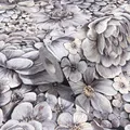 Produktbild: Vliestapete Botanica 33955 Blumen strukturiert Lila Beige Marburg (5,42€/1qm)