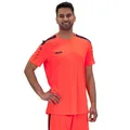 Produktbild: JAKO Sport-Tshirt Trikot Power (Polyester-Interlock, strapazierfähig) orange/marineblau Herren