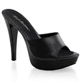 Produktbild: Fabulicious COCKTAIL-501L, Damen Offene Sandalen, Schwarz (Blk Leather/Blk), 36 EU (3 UK)