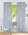 Produktbild: my home Gardine Anna (1 St), Kräuselband, halbtransparent, Ausbrenner, Viskose, Polyester, Äste-Motiv