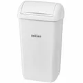 Produktbild: WEPA Professional GmbH Satino Hygiene Abfalleimer small, weiß, 23 Liter, Verschließbarer Mülleimer für kleine Waschräume, Maße (B x H x T): 33,5 x 58 x 22,5 cm 332590
