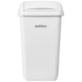 Produktbild: Satino by WEPA Abfalleimer I wahlweise frei stehend oder zur Wandmontage I aus weißem Kunststoff (23 Liter Kapazität - mit Deckel)