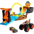 Produktbild: Hot Wheels Monster Truck Stunt-Reifen-Spielset inkl. 2 Spielzeugautos