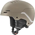 Produktbild: uvex Wanted - robuster, Leichter und stylischer Skihelm für Damen und Herren mit individueller Größenanpassung - Soft Gold - Silver Stripes matt - 58-61 cm