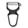 Produktbild: Victorinox Julienne-Schneider, Schäler für Gemüsespaghetti, Grob gezackte Klinge aus rostfreiem Stahl, Extra Scharf, Robuster Kunststoffgriff, schwarz