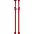 Produktbild: 2x GBM Baustütze Universalstütze Montagestütze Decken-Fensterstütze 1,6m-2,9m - Rot