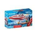 Produktbild: PLAYMOBIL Sports & Action 70744 Speedboot mit Unterwassermotor, Schwimmfähig, Ab 4 Jahren