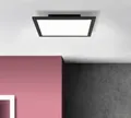 Produktbild: Brilliant LED Deckenleuchte Panel Deckenlampe schwarz 40x40cm Lampe G90356A26