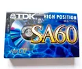 Produktbild: TDK SA60 for CD High Position Type II Kassette  - NEU & OVP