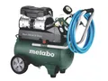 Produktbild: metabo Kompressor Basic 220-24 OF Silent, max. 8 bar, 24 l, Inklusive Universal-Schnellkupplung, Zuggriff mit Gummierung