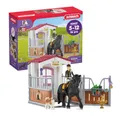 Produktbild: SCHLEICH 42437 Pferdebox mit Horse Club Tori & Princess, für Kinder ab 5-12 Jahren, Horse Club - Spielset