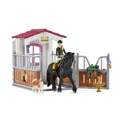 Produktbild: Schleich Horse Club 42437 - Pferdebox mit Tori & Princess Horse Club 42437 2021