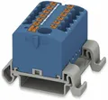 Produktbild: Phoenix Contact PTFIX 6/12X2,5-NS35A BU Verteilerblock, Block mit waagerechter Ausrichtung /integrierter Einspeisung, 690 V, 24 A, Anzahl der Anschlüsse 13, Querschnitt 0,14 mm²-4 mm², Blau, 8 Stück