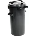 Produktbild: Mülleimer mit Klappdeckel Cargo 50 l schwarz matt - Grau