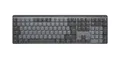 Produktbild: Logitech Master Series MX Mechanical - Tastatur - hinterleuchtet - kabellos - Bluetooth LE - QWERTY