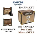 Produktbild: 100 KAPSELN KAFFEE BORBONE KOMPATIBEL LAVAZZA A MODO MIO BLACK ITALIENISCH KAFFE