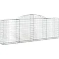 Produktbild: vidaXL Gabione mit Hochbogen 300x30x100/120 cm Eisen 1629621