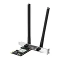Produktbild: MERCUSYS MA80XE TP-Link WiFi 6 WLAN-Karte PCIe AX3000Mbps, Bluetooth 5.3, Dual-Band (5 GHz/2,4 GHz), Intel Wi-Fi 6E, WPA3, MU-MIMO, OFDMA, WLAN-Karte PC, Festplatte, Windows 11/10, Wi-FI 6 AX3000