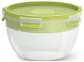Produktbild: Emsa Clip & Go Salatbox 2.6l Kunststoff mit Deckel, wasserdicht Transparent, Grün N1071300