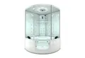 Produktbild: AcquaVapore Grossraumdusche Dampfdusche Whirlpool Duschkabine Pool K60-WS-EH-ALL, Sicherheitsglas ESG, Eingebaute Lautsprecher, Gehärtetes Glas, Integrierte Massagedüsen, Li
