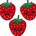 Produktbild: Mono-Quick 16243 Create Erdbeeren Applikation, Bügelbild, Patch, Aufnäher, Aufkleber 3er Set