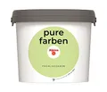 Produktbild: Alpina pure farben Wandfarbe – Frühlingsgrün – strapazierfähige und atmungsaktive Innenfarbe – ergiebig, gut deckend & reinigungsfähig – 2,5 Liter