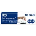 Produktbild: Tork 10840 Universal Xpressnap Spenderserviette N4 Interfold, 16,5 x 10,7 cm, 1-lg, weiß 1 Karton = 9000 Stück