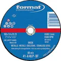 Produktbild: FORMAT Trennscheibe V2A 125x1,0mm gerade