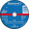 Produktbild: FORMAT Trennscheibe V2A 125x1,0mm gerade
