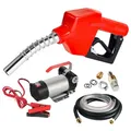 Produktbild: Wiltec Bio Dieselpumpe 12 V, 150 W, 40 l/min, Heizölpumpe selbstansaugend, Absaugpumpe für Diesel, Biodiesel, Heizöl, tragbare mobile Umfüllpumpe mit Zapfpistole und Schläuchen