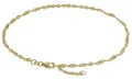 Produktbild: TRENDOR Schmuck Fußkettchen 333 Gold Singapur-Muster 2,2 mm breit 63263