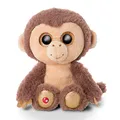 Produktbild: NICI 46945 Original - Glubschis Hobson 15 cm - Cuddly toy monkey with big eyes - Fluffy plush toy with glitter eyes - cuddly toy for cuddly toy lovers, brown/beige