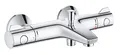 Produktbild: GROHE Grohtherm 800, Badewannenarmatur (Thermostat mit intelligenter Temperaturregelung, Mischbatterie mit Sicherheitssperre bei 38°, Duscharmatur mit S-Anschlüssen), chrom, 34567000