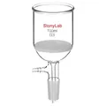 Produktbild: StonyLab Glas Buchner Trichter Filter, Borosilicatglas Vakuum Buchner Filtertrichter mit Feiner Fritte(G3), 56mm Scheibendurchmesser, 60mm Tiefe, mit 24/40 Standard Taper Innengelenk - 100ml