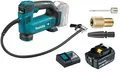 Produktbild: Makita DMP180Z Akku-Kompressor 18V 8,3bar + 1x Akku 18V 5Ah + Lader + Adapter