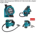 Produktbild: Makita Akku-Kompressor DMP180Z 18 V Solo Gerät inkl 3 Adapter 8,3bar 12l/min NEU