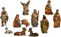 Produktbild: Krippenfiguren Krippensatz Satz 11 teilig  5 cm Markus Krippe K189PB NEU