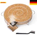 Produktbild: Edelstahl Rauchgenerator | 18cm Durchmesser | Kaltrauch für Grill & Ofen