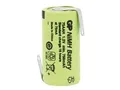 Produktbild: NiMH-Akku, GP, Industriezelle mit Lötfahnen, 28,7x14,5mm, 1,2V/750mAh