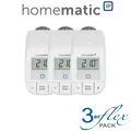 Produktbild: 3er Set Homematic IP Heizkörperthermostat - basic- HmIP-eTRV-B-2
