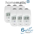Produktbild: 6er Set Homematic IP Heizkörperthermostat - basic- HmIP-eTRV-B-2