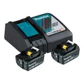 Produktbild: Makita Power Source Kit Li 18V 2x 5Ah Akkus + Schnellladegerät