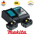 Produktbild: Makita 197570-9 Power Source-Kit 2x Akku 18,0V / 5Ah + Schnellladegerät DC18RC