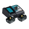 Produktbild: Makita Power Source-Kit 18V 197570-9 2x BL1850B 5,0 Ah Akku 1x Ladegerät DC18RC