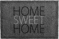 Produktbild: oKu-Tex Fußmatte | Schmutzfangmatte | Deco-Soft Entrance| Home-Sweet-Home | Aufdruck | für innen | Eingangsbereich/Haustür/Treppenhaus | rutschfest | 40 x 60 cm