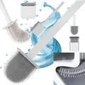 Produktbild: Silikon Toilettenbürste Reinigungsbürste WC Bürste Halter Reinigung Klobürste