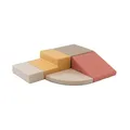 Produktbild: IGLUSoftplay IGLU Set 6 Corner Climber, Pastell/Grün/Honig - Schaubstoff-Bausteine Spielbauklötze, Altersempfehlung 9–21 Monate, EU), Maße: 40 × 40 × 65 cm,1 kg