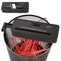 Produktbild: GENIE 260 S Plus Aktenvernichter | Papierschredder mit 6-mm Streifenschnitt | Schredder Aktenvernichter für Zuhause | Shredder Papier kompakt | Mit universal Aufsatz | Paper Shredder